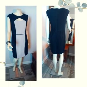 woman dress size 12 black &Beige formal
